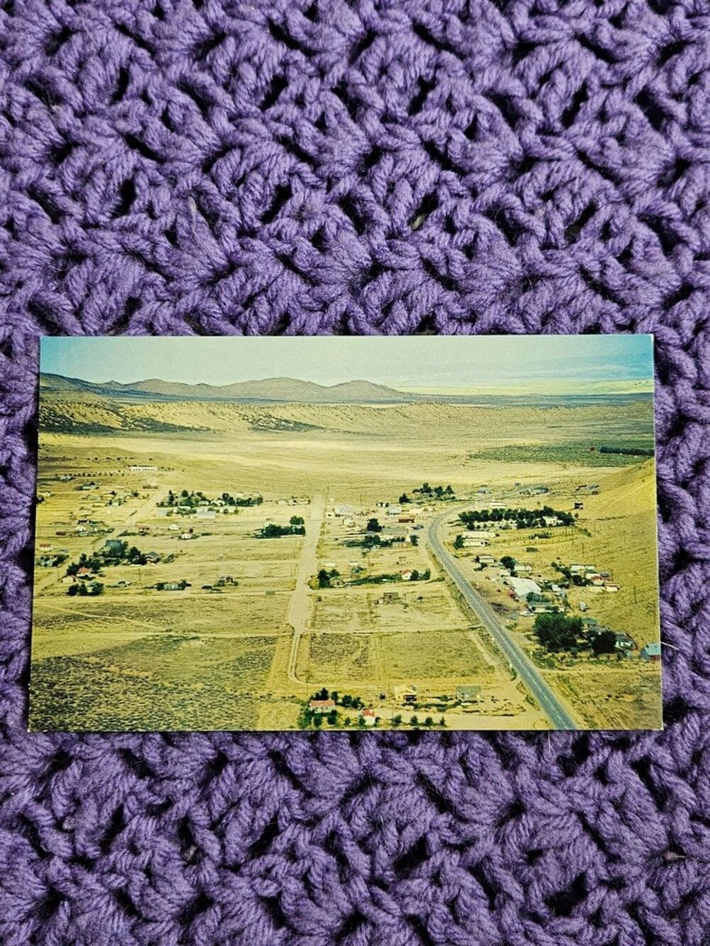 Aerial View Artesia Colorado Postcard